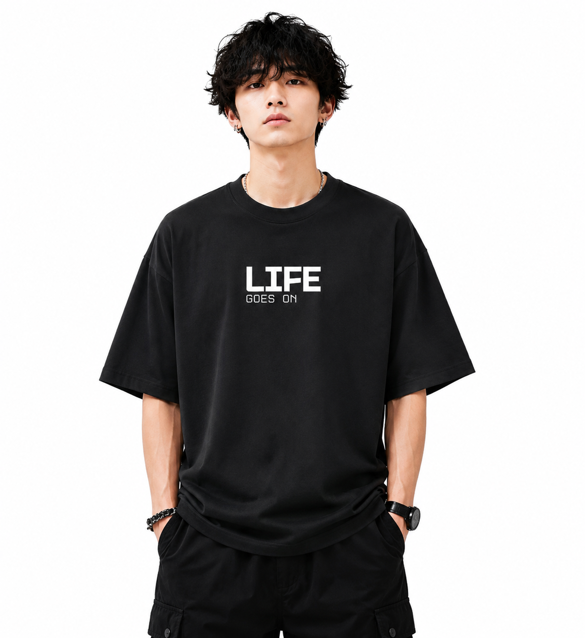 Life Goes On Oversized T-Shirt