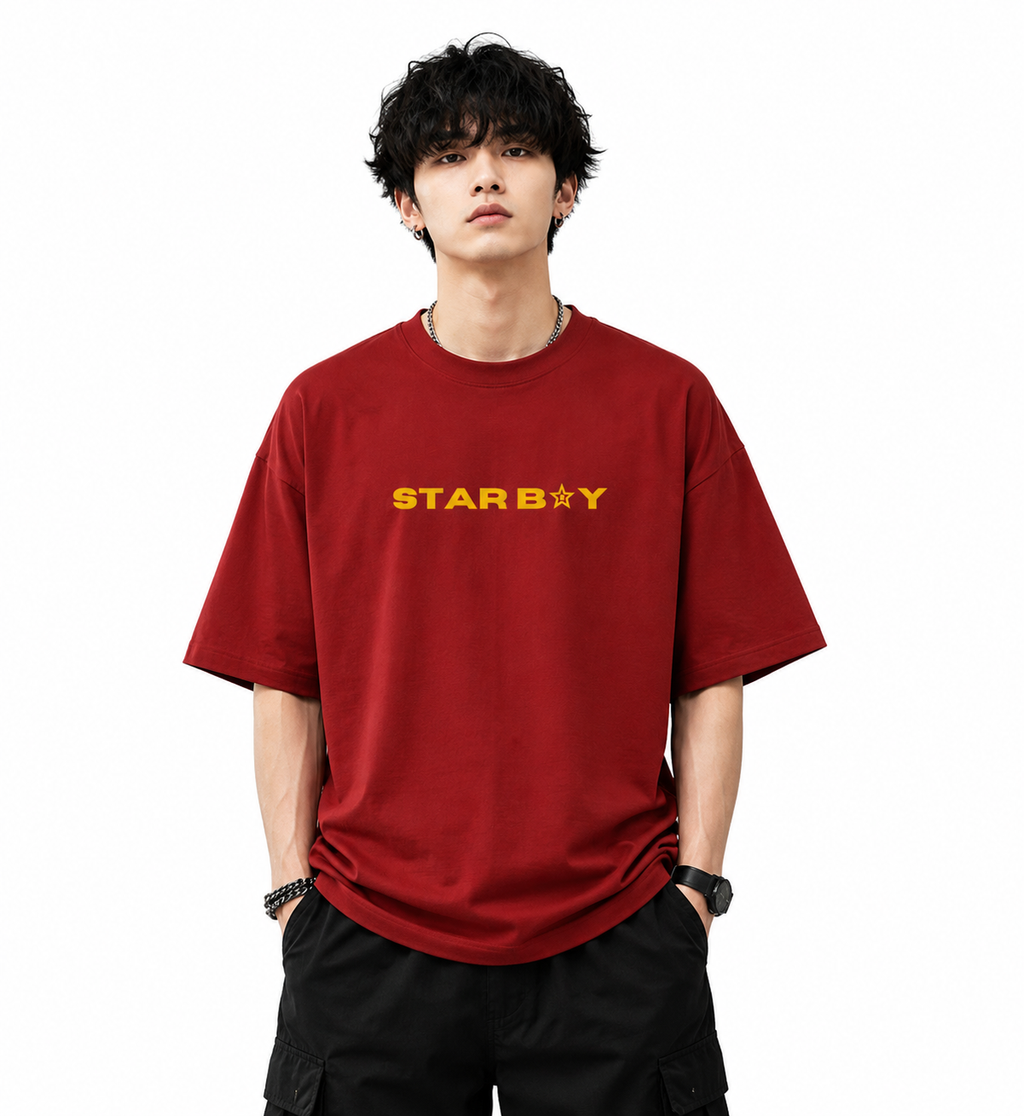 Starboy Weeknd Oversized T-Shirt