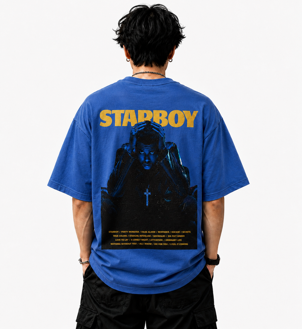 Starboy Weeknd Oversized T-Shirt
